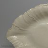 Leeds pearlware pottery leaf plate, circa 1880