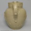 Large "SPODE" drabware jug moulded with bacchanalian boys, circa 1820