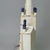Prattware pottery church with steeple, circa 1820