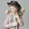 Staffordshire pearlware pottery figure 'Lost Sheep Found', circa 1820