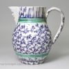 Pearlware pottery jug decorated with sponged work under the glaze, circa 1800