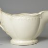 Creamware pottery sauce boat, circa 1800 Klösterie Bohemia