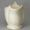 Creamware pottery sauce boat, circa 1800 Klösterie Bohemia