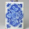 Dutch Delft tea canister, circa 1700-20