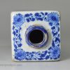 Dutch Delft tea canister, circa 1700-20