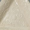 Staffordshire white saltglaze stoneware triangular dish, circa 1750