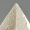 Staffordshire white saltglaze stoneware triangular dish, circa 1750