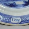 Friesian tin glaze charger dated 1726
