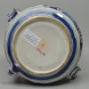 London delft polychrome posset pot, circa 1720