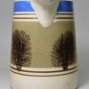 Mochaware pottery quart pub jug, circa 1870
