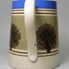 Mochaware pottery quart pub jug, circa 1870