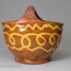 Donyatt pottery slipware basket, circa 1850