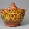 Donyatt pottery slipware basket, circa 1850