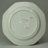 Pearlware pottery child's plate with a sponged border 'THE LITTLE DRUMMER', circa 1840