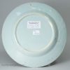 London polychrome delft Anne Gomm style plate, circa 1750