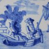 London delft tile, circa 1740