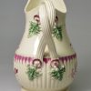 Creamware pottery jug, circa 1780