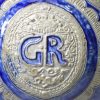 Westerwald saltglaze stoneware pottery 'GR' jug, circa 1720