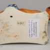Prattware pottery cow creamer, circa 1820