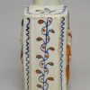 Prattware pottery 'Macaroni' tea canister, circa 1820, possibly Scottish Pottery
