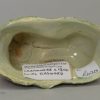 Creamware pottery lion decorated with underglaze colours, circa 1800