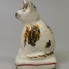 Staffordshire pottery cat, circa 1850