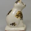Staffordshire pottery cat, circa 1850