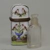 Bilston enamel scent bottle, circa 1780