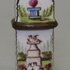 Bilston enamel scent bottle, circa 1780