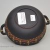 Wedgwood basalt sugar bowl and cover with encaustic decoration, circa 1790