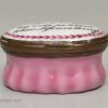 Bilston enamel patch box, circa 1780