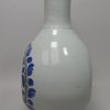 French tin glaze apothecary bottle, 'A Menthæ', circa 1720 possibly Nevers