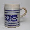 Westerwald saltglaze stoneware 'GR' mug, circa 1720