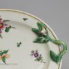 Worcester porcelain sauce tureen stand, circa 1765