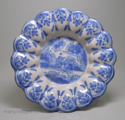 London delft buckle dish, circa 1690