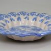 London delft buckle dish, circa 1690