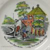 Pearlware pottery child's plate, circa 1840