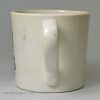 Pearlware pottery child's mug 'ARCHERY', circa 1830