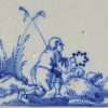 Dutch Delft tile, circa 1740