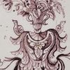 Rotterdam tin glazed tile, circa 1740