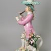 Derby porcelain figural chamber stick, circa 1770