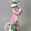 Derby porcelain figural chamber stick, circa 1770