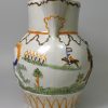Prattware pottery jug moulded with the Duke of York, circa 1800