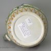 Prattware pottery jug moulded with the Duke of York, circa 1800