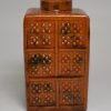 Staffordshire red bodied tea canister, circa 1760