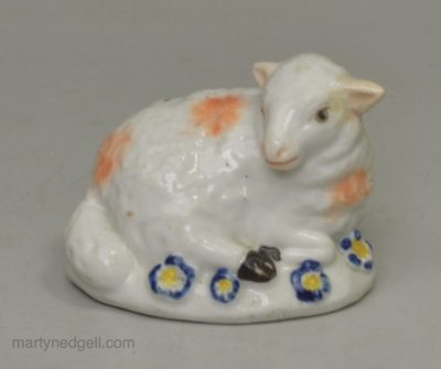 Derby porcelain sheep, circa 1780