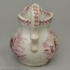 Pearlware pottery child's jug, 'SAMUEL', circa 1830