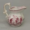 Pearlware pottery child's jug, 'SAMUEL', circa 1830