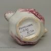 Pearlware pottery child's jug, 'SAMUEL', circa 1830
