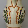 Prattware pottery jug mould with the Duke of York and Prince Cobourg, circa 1810